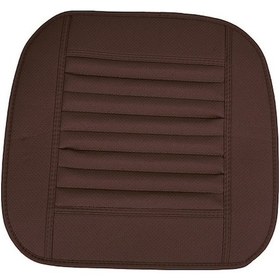 Resim Rogfer Kahverengi Bambu Kömürlü Nane Tohumlu Araba Ön Koltuk Yastığı - Nem Emici, Akıcı, Tüm Modyellere Uygun, Yıkama Kolay Otomobil Döşeme 