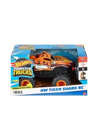 Resim Hot Wheels Monster Trucks Rc 1:24 Tiger Shark Uzaktan Kumandalı A Çok Renkli 