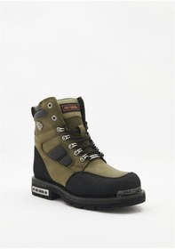 Resim Harley Davidson Millo Olive Crazy Deri Erkek Bot 001 