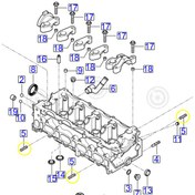 Resim Kia Cerato, Kia Sportage 2004-2007 Egzos Manifold Saplaması | 2212427000 