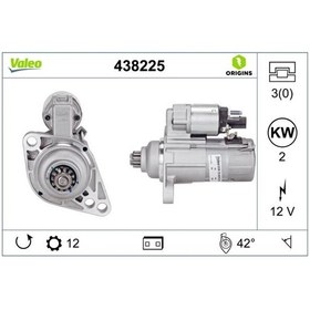 Resim Valeo 12V Marş Motoru 12 Diş 2 Kw Ters Audi-Seat-Skoda-Vw 1.6 Tdı N11.74 