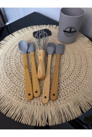 Resim Santara ACAR MİNİ HANDY 5 PARÇA KUTULU SLİKON PASTA SETİ 