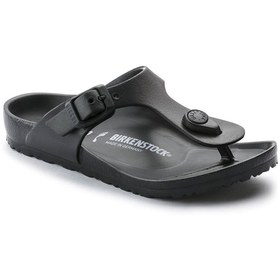 Resim Birkenstock Siyah Çocuk Parmak Arası Terlik Gizeh Eva 0128423 