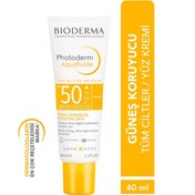 Resim Bioderma Photoderm Aquafluide Spf50+ Tüm Ciltler İçin Yüksek Korumalı Yüz Güneş Kremi 40 Ml 