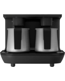 Resim Antrasit Çelik Ikili Türk Kahve Makinesi, Tüm Kahve Severlere Özel 