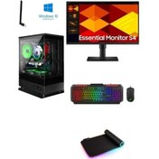 Resim Ramtech RMT0904 R7-5700X 16 GB 500 GB M2 SSD 8 GB RTX4060 24" W10P Masaüstü Oyuncu Bilgisayarı 