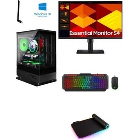 Resim Ramtech RMT0904 R7-5700X 16 GB 500 GB M2 SSD 8 GB RTX4060 24" W10P Masaüstü Oyuncu Bilgisayarı 