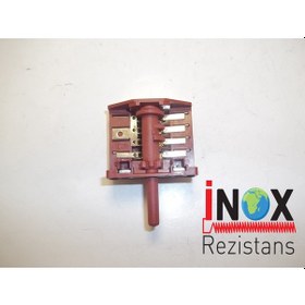 Resim Çevirmeli Polyemit Dörtlü Soketli Fırın Anahtarı 