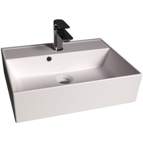 Resim ALVİT Beyaz Tezgah Üstü Lavabo 38*50 cm 