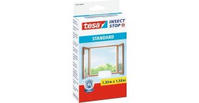 Resim Misda Store Insect Stop Standart Pencere Sinekliği, Kesilebilir, Delmeden Sivrisinek Koruması, 1 x Beyaz Sineklik, 130 cm x 150 Cm, 5,6 M Uzunluk 