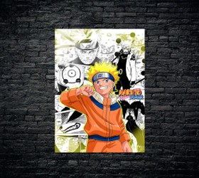 Resim Naruto Metal Poster 628 - 15x20cm (Küçük) 