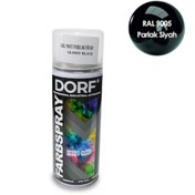 Resim dorf Piano Black Sprey Boya Parlak Siyah Akrilik RAL9005 400ml 