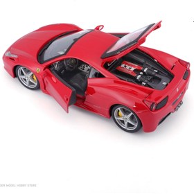Resim 1:24 Burago Ferrari 458 Italia 