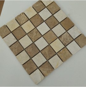 Resim SİPAHİMARBLE Cilalı Mix Traverten 5x5 Mozaik - Outlet 