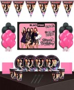 Resim Blackpink Afişli 16 Kişilik Doğum Günü Parti Süsleri Malzemeleri 