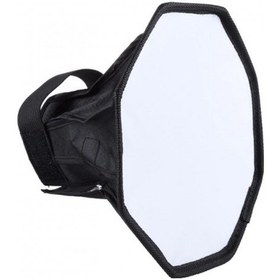 Resim Raypro Tepe Flaşları için 30 CM Sekizgen Octagon Flaş Softbox 