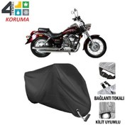 Resim Lifan Lf250-B Motosiklet Brandası ( Kilit Uyumlu - Siyah 
