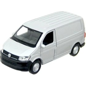 Resim Welly Volkswagen Transporter Araba T6 Çek Bırak Metal Minibüs 12CM Oyuncak Demir Araç Hediyelik 