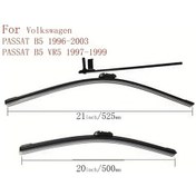 Resim Cordial Volkswagen Passat B5 B6 B7 B8 Yedek Sessiz Silgi Silecek 21+20 