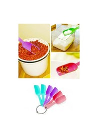 Resim Yayke 6 Lı Plastik Baharat Kaşığı Çok Renkli 