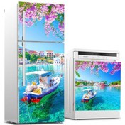 Resim Ve Bulaşık Makinası Beyaz Eşya Sticker Kaplama Assos Yunanistan 