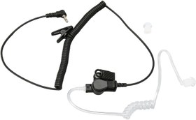 Resim Şeffaf Akustik Tüp Kulaklık, 3,5 Mm Fiş Yumuşak Kulaklık Ucu Akustik Tüp Kulaklık Çekme 2 Yönlü Radyo Için 