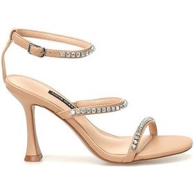Resim Nine West Brenda 3fx Krem Kadın Topuklu Sandalet Bej 