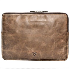 Resim Rich Smith ® GERÇEK DERİ LAPTOP ASKILI CLUTCH ÇANTA / 6218 KAHVE (DUMANLI) 