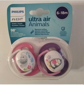 Resim Philips Avent Avent Ultra Air Emzik 6-18 Ay Kız Scf080/08 Çok Renkli 