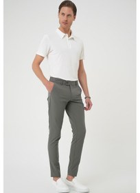 Resim Efor Slim Fit Yan Cepli Düz Esnek Casual Su Yeşili Pantolon P 1144 Su Yeşili 