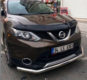 Resim Nissan Qashqai Ön Tampon Demiri Krom Alt Bıyık 2014 Sonrası 