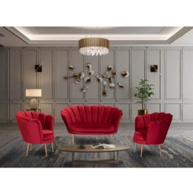 Resim Onurdesign Istiridye Çay Seti Metal Ayaklı Balkon Salon Bahçe Oturma Grubu 