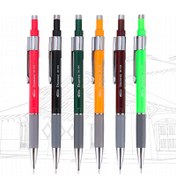 Resim 6 adet Yaratıcı 0.5mm ve 0.7mm Çift Taraflı Mekanik Kalem - Yeniden Doldurulabilir HB Kurşun, 6 Canlı Renk, Ofis, Okul, Sanat ve Yazma için Ergonomik Tutuş - Dayanıklı Plastik Tasarım, Okul Malzemeleri | Şeffaf Varil Kalemler | Yeniden Doldurulabilir Kurşun Kalemler 