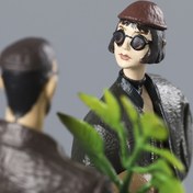 Resim İki Eski Tarz PVC Figür Modeli 2 Adet Set, Koleksiyon Eski Film Karakteri Masaüstü Dekorasyonu, Sanat Tasarımı Film İlhamlı Figür Modelleri 