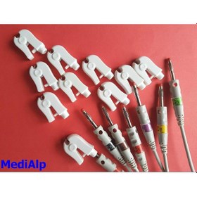 Resim Ekg Kablosu Elektrod Adaptörü 