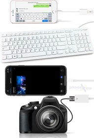 Resim Phonextra Iphone Ipad Usb Drive 3.0 Otg Flash Dönüştürücü Dosya Veri Müzik Fotoğraf Resim Aktarma Klavye Mause 