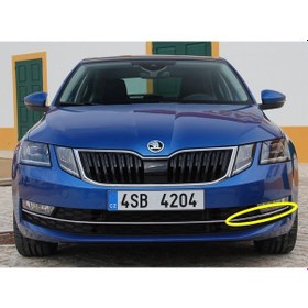 Resim Skoda Octavia 3 17-20 Ön Tampon Sol Sis Çerçeve Çıtası 5E0853767 
