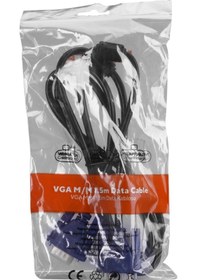 Resim Hytech Hy-vga105, 15pin, İki Ucu Erkek, 1.5mt, Vga Kablosu 