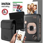 Resim Instax Mini LiPlay Hybrid Fotoğraf Makinesi - Çanta - Albüm - 10lu Film Seti 