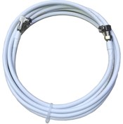Resim tektor L Tipi Konnektörlü Full Hd Rg6 U4 Uydu Anten Kablosu - 20m 