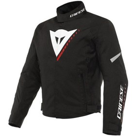 Resim Dainese Veloce D-Dry Motosiklet Montu Beyaz - Kırmızı - Siyah 