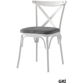 Resim Sweethomemasasandaly Sabit 70X120 Masa Beyaz 4 Adet Çapraz Sandalyetakım 