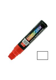 Resim Marvy Decocolor Acrylic Jumbo Paint Marker 15 Mm White 