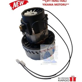 Resim Çift Fanlı Universal Süpürge Ve Halı Yıkama Motoru (Yüksek Watt) Uyumlu 