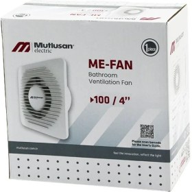 Resim MUTLUSAN-001 211 000 100 00 00 Me-Fan 1004&AMP;QUOT;BANYO Tuvalet Havalandırma Aspiratörü 12W 245 