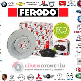 Resim FERODO - RENAULT FLUENCE ÖN ve ARKA FREN BALATA [ELEKTRİK EL FREN 