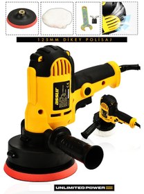 Resim Assur ASR402-02-07 Elektrikli Dikey Polisaj Zımpara Makinesi Sarı 