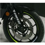 Resim Yamaha Mt 25 Neon Yeşil Jant Dışı Şerit Sticker Etiket Modeli 