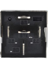 Resim 24V 40A 5 Fişli Ledli Dirençli Şeffaf Mini Röle 