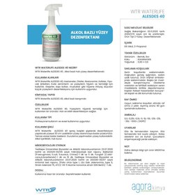 Resim WTR Alesdes 40 Alkol Bazlı Yüzey Dezenfektanı 100 ml 